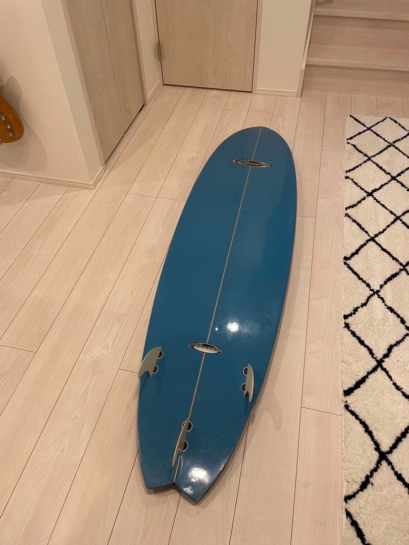 veinz　湘南6'6ftサーフボードミッドレングスショートファンボード
