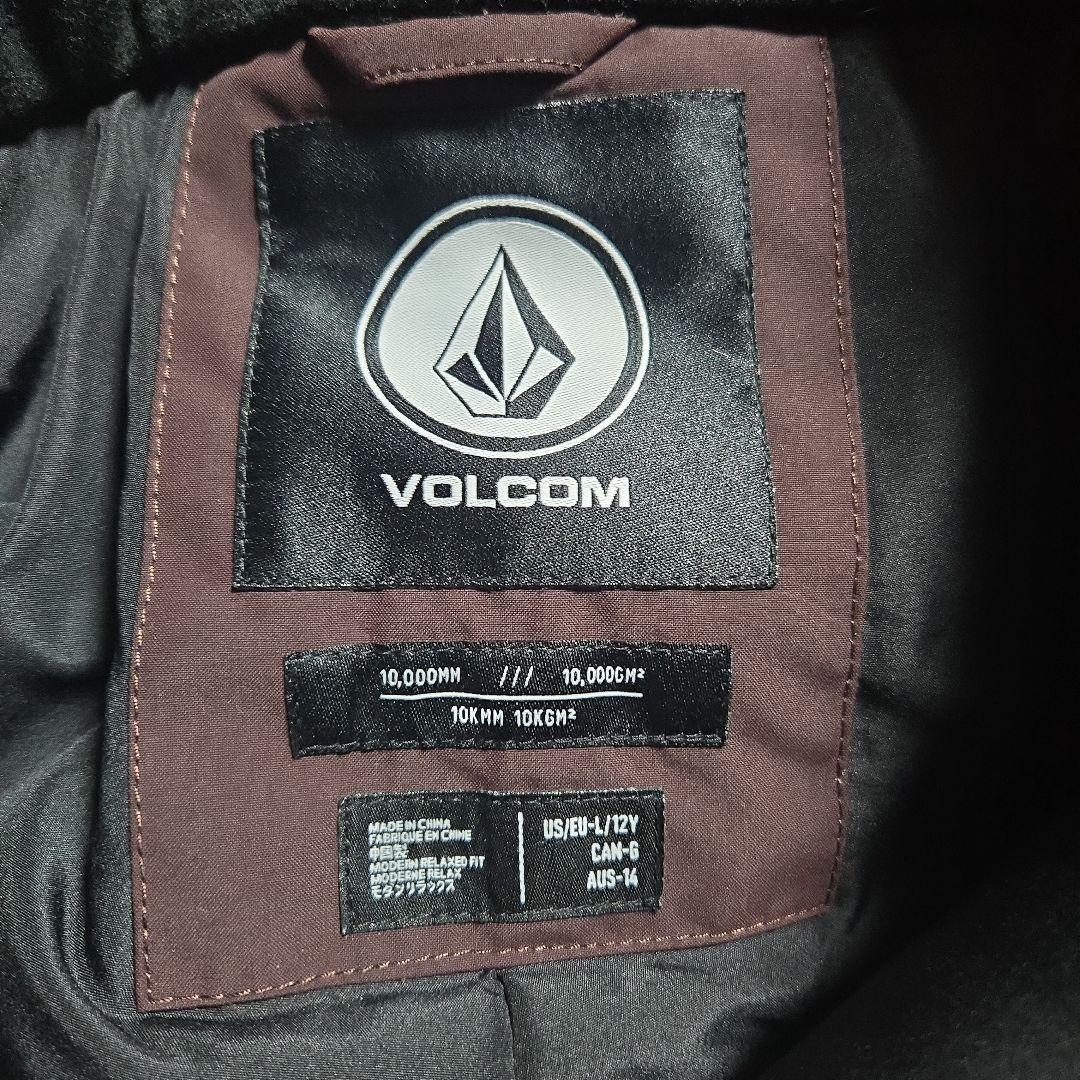 【キッズ】VOLCOM 新品スノーボードパンツ LARGE ダークブラウン