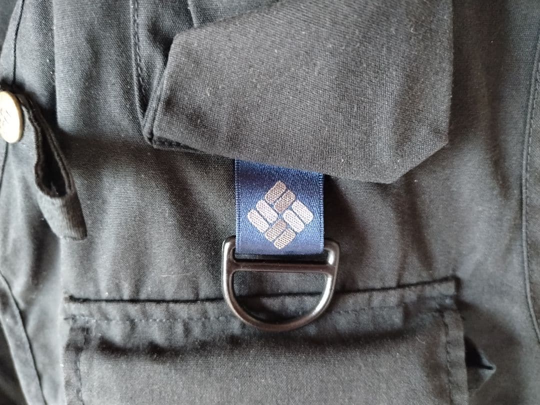 Columbia フィッシングベスト 黒 sizeM