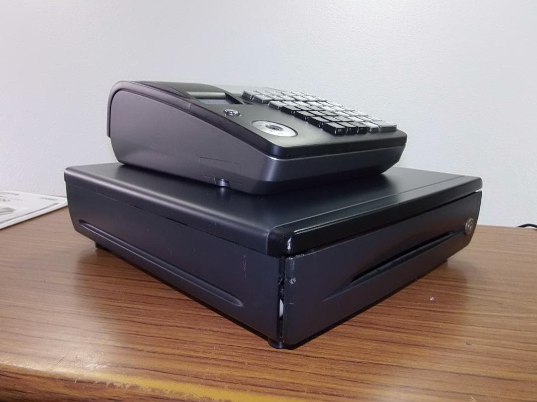 ケーブル付すぐ使える店名設定無料te-300カシオ１０部門レジスター250329