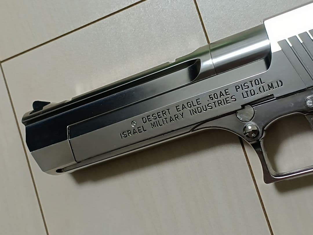 【中古品】東京マルイ ガスガン 「デザートイーグル.50AE」クロームステンレス