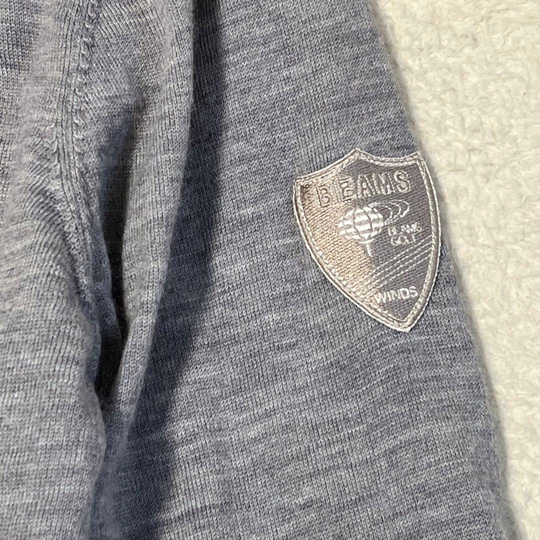 BEAMS GOLF裏地付き、防風ニットセーター　☆美品☆
