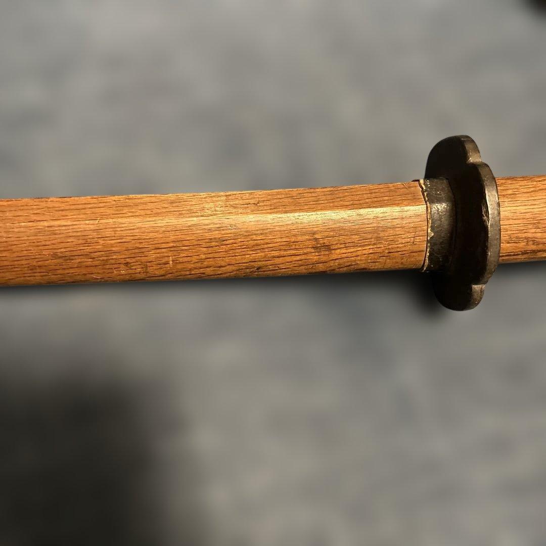 木刀 武蔵松山住 斎藤四郎国房 模擬刀 武具 レトロ アンティーク　骨董品