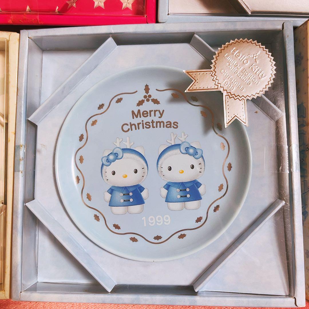 希少激レア　ハローキティ　クリスマスプレート　1998~2002 サンリオ