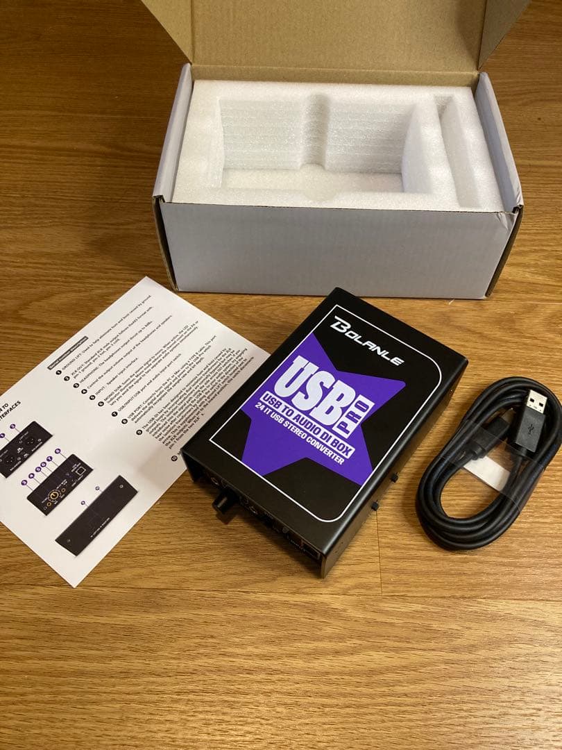 残り1台｜即購入OK｜USB→XLR DI 宅録/ライブ対応｜Radial代替