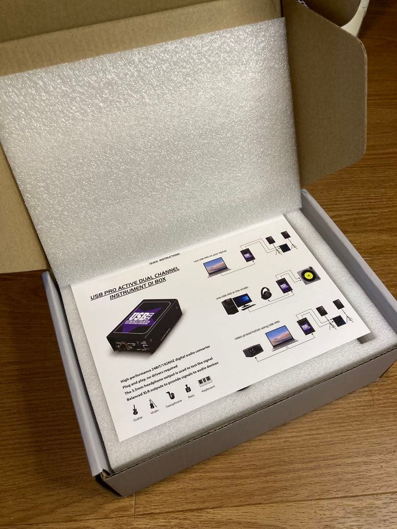 残り1台｜即購入OK｜USB→XLR DI 宅録/ライブ対応｜Radial代替