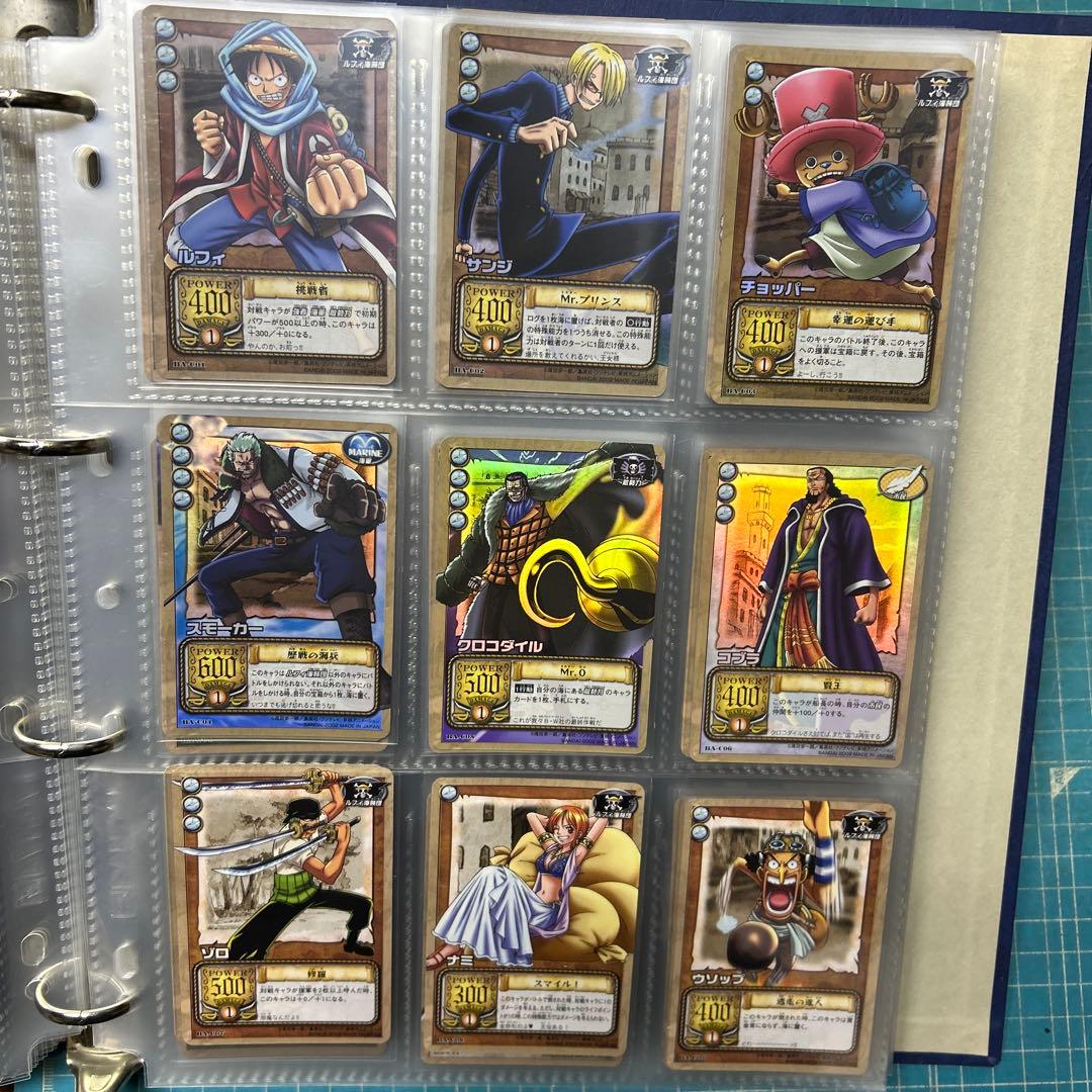 カードダスマスターズ　バインダーつき　ワンピースカードゲーム　当時物