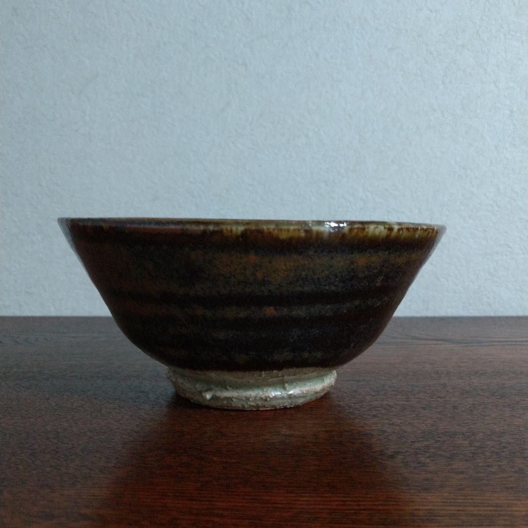 河井寛次郎　草繪碗　桐共箱　紐なし