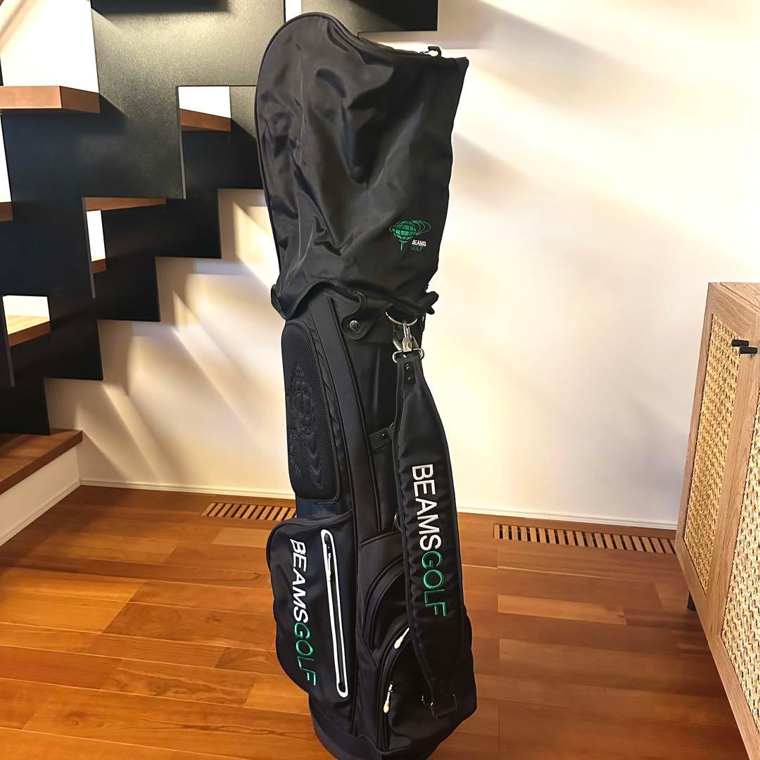 BEAMSGOLF スタンド付きゴルフバッグ ブラック
