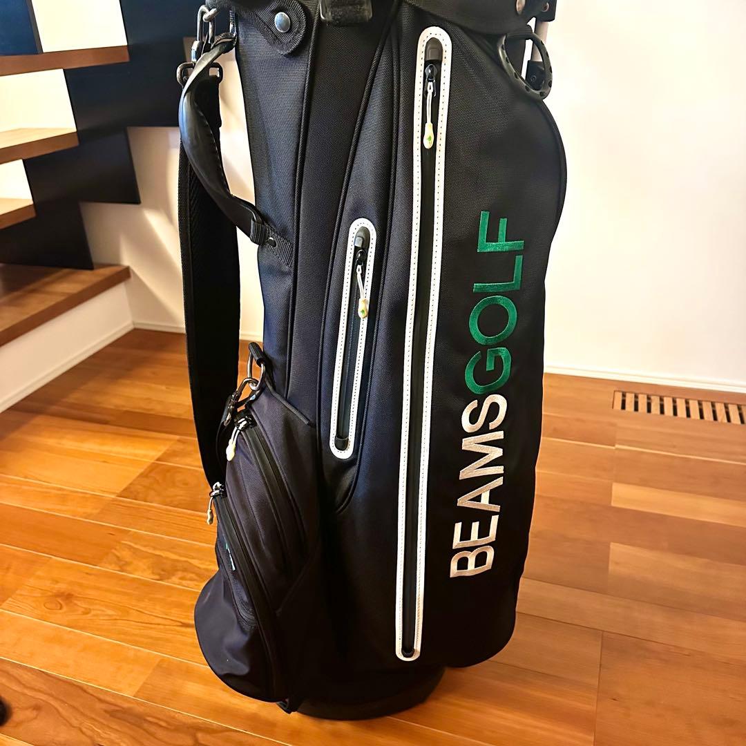 BEAMSGOLF スタンド付きゴルフバッグ ブラック