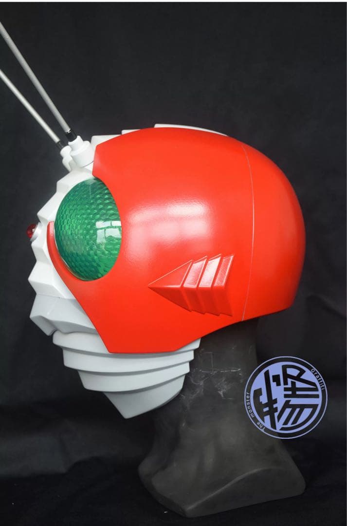 【美品】【未使用】マスク　アトラク　コスプレ　仮面ライダー 1/1プロップ
