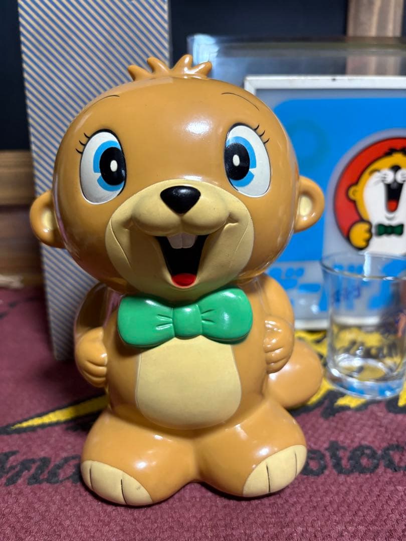 ★三菱重工★ビーバーくん★カウンター用★看板★フィギュア★コップ★灰皿★貯金箱★