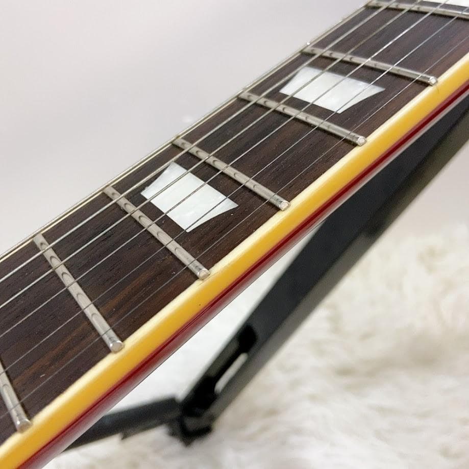 ギャラン GALAN レスポール 虎目 LEAD ROCK レッド