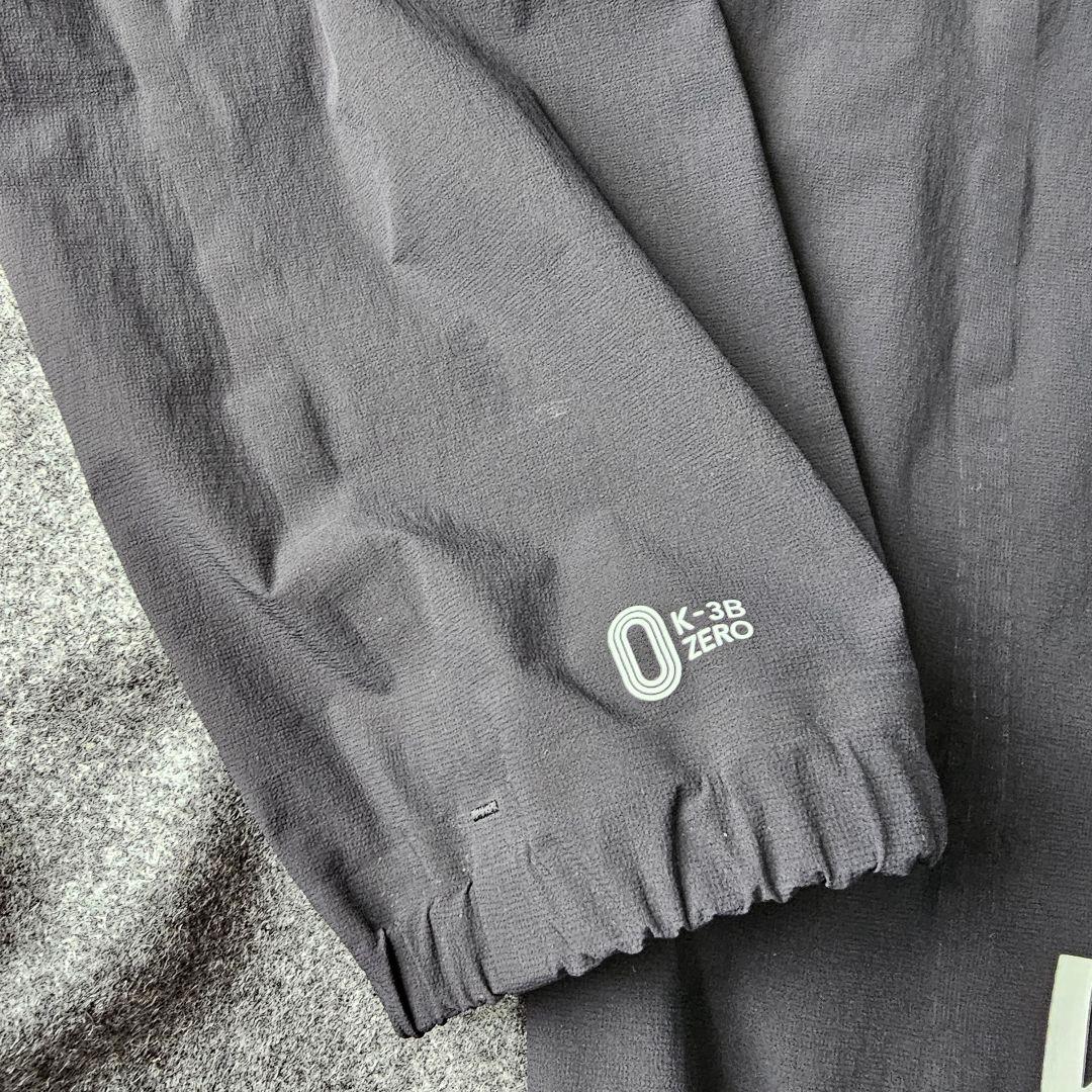 【K-3B ZERO】無縫製Zシリーズビッグロゴ 撥水ブルゾンジャケット 黒LL