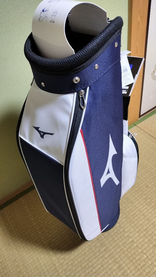 Mizuno キャディバッグ 9型 ネイビー/ホワイト
