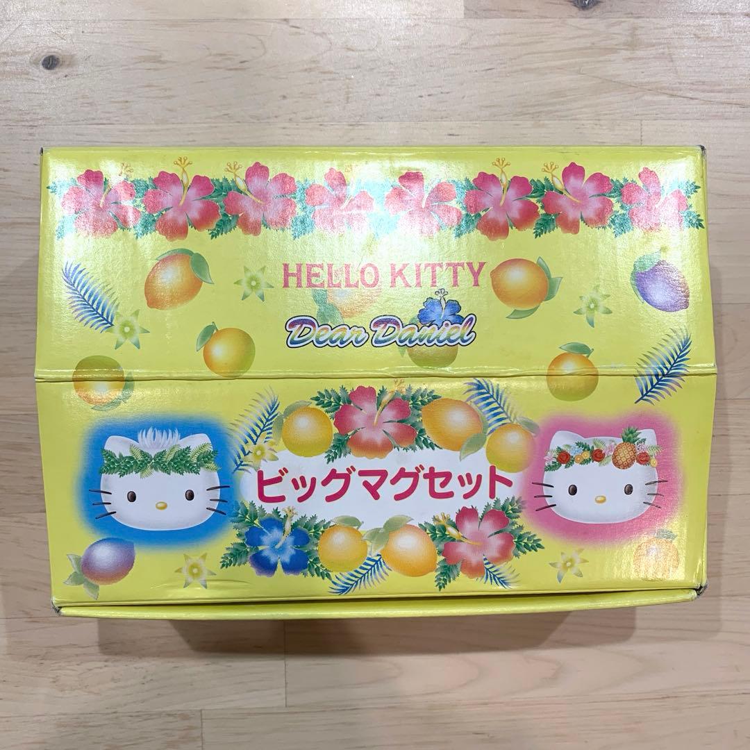 キティ　ダニエル　ビッグマグセット　グラス　コップ　カップ　ハイビスカス