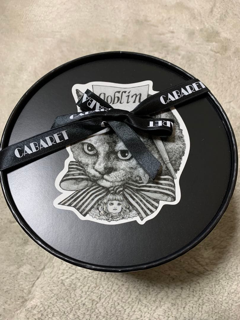 ヒグチユウコ こはるのお人形用 goblin Victorian柄 黒 ドレス