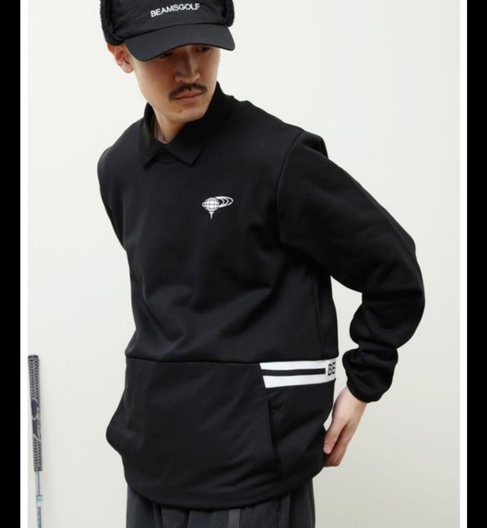 極美品■BEAMS GOLF ビームスゴルフ ハイゲージフリース プルオーバー■