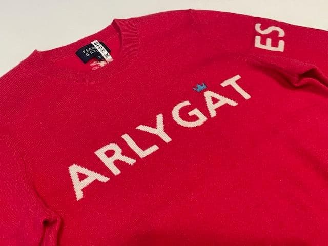 パーリーゲイツ PEARLY GATES　カシミヤ セーター　ピンク 0 S