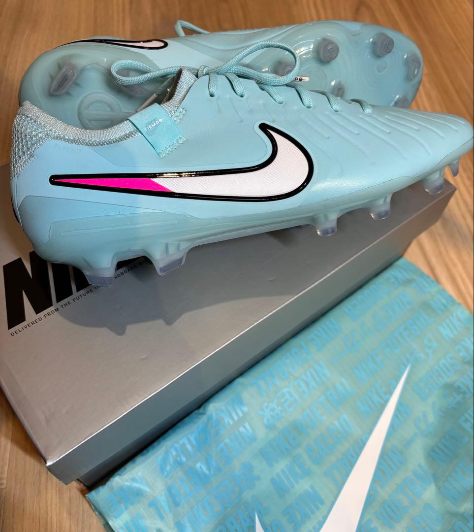 NIKE ナイキ ティエンポレジェンド10 エリート FG 27cm 水色