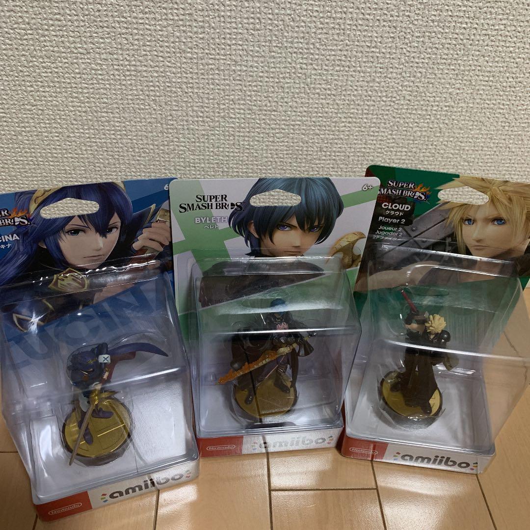 amiibo クラウド、ルキナ、ベレト(大乱闘スマッシュブラザーズシリーズ)