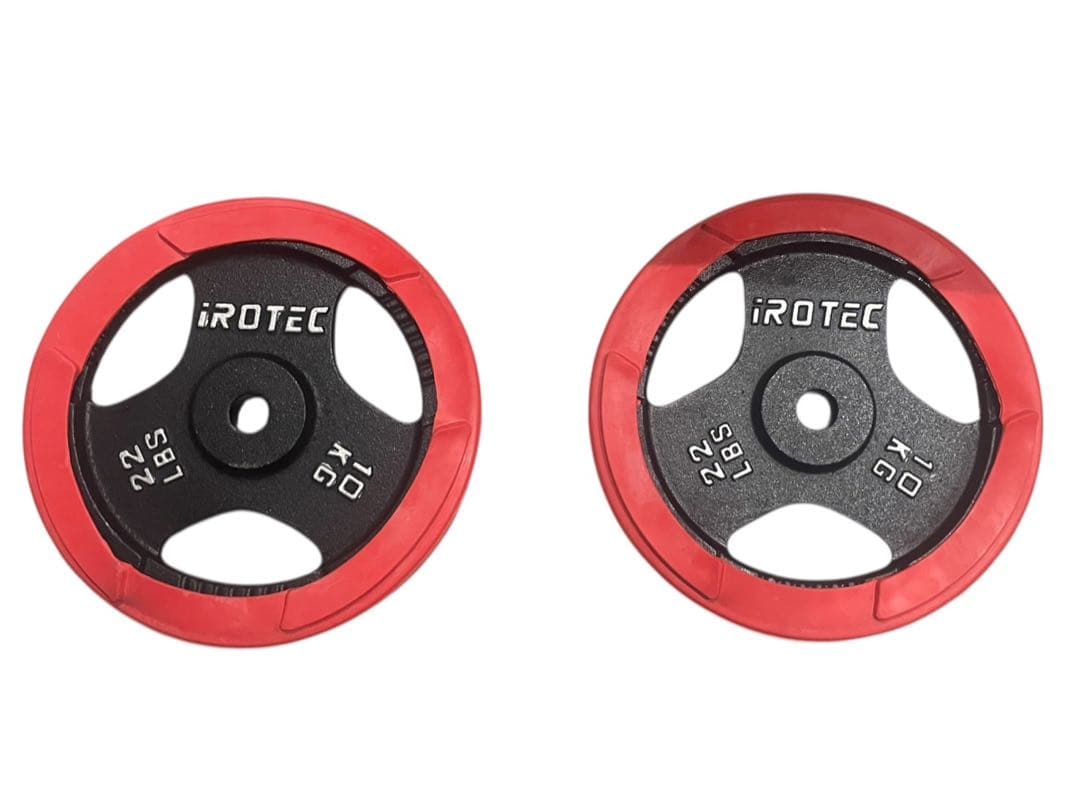 ○【美品】IROTEC アイロテック ラバープレート 10kg 2枚