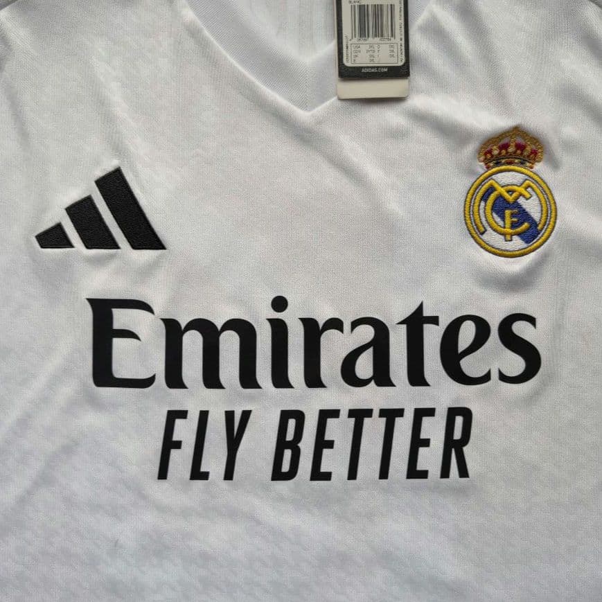 タグ付き未使用 アディダス レアルマドリード 3XL ゲームシャツ 24-25