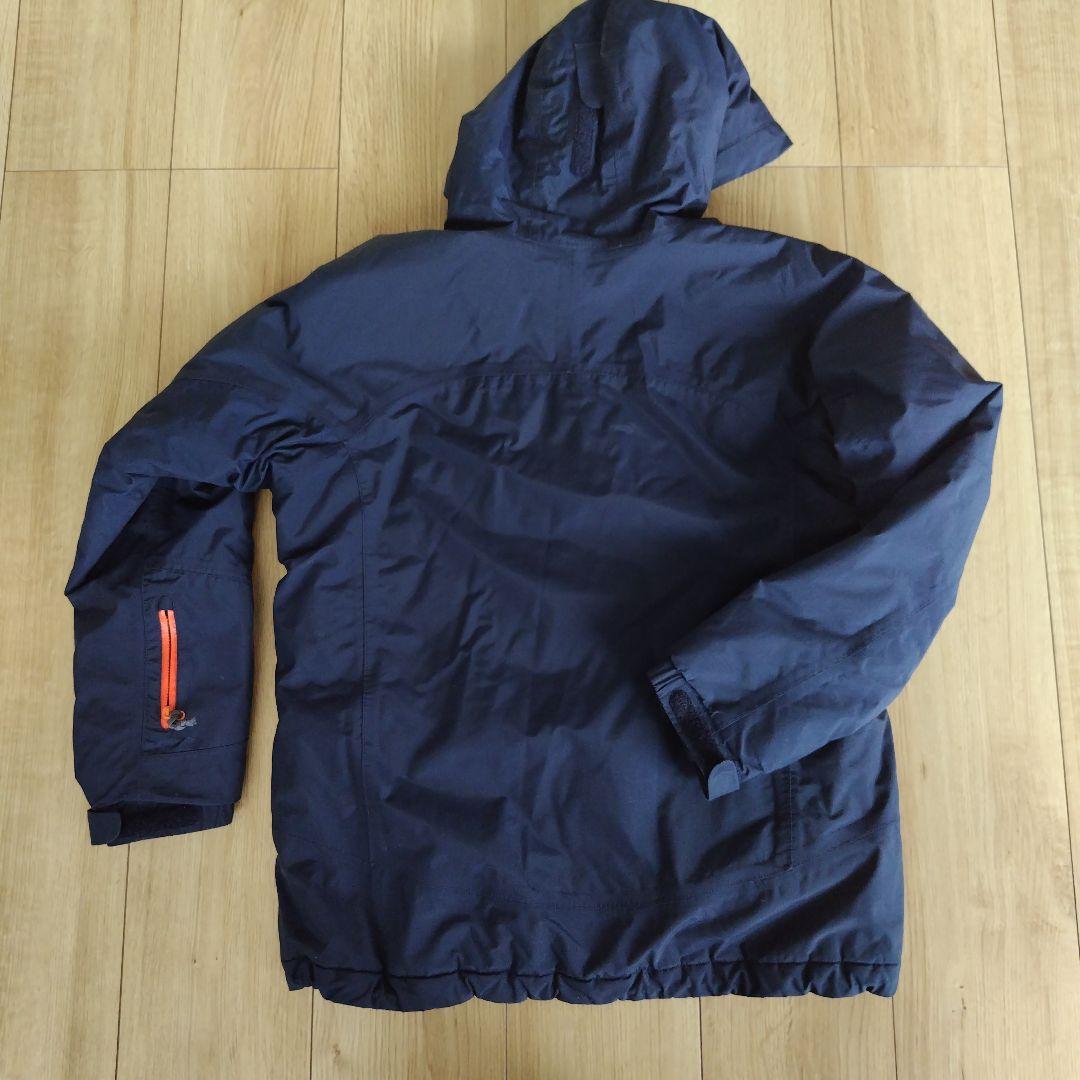 mont-bell フード付きウェア 160サイズ ネイビー