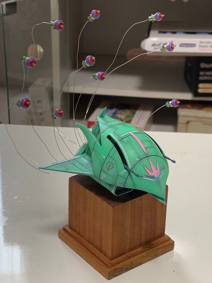 ガンダム　ララァ専用モビルアーマー　塗装済み完成品