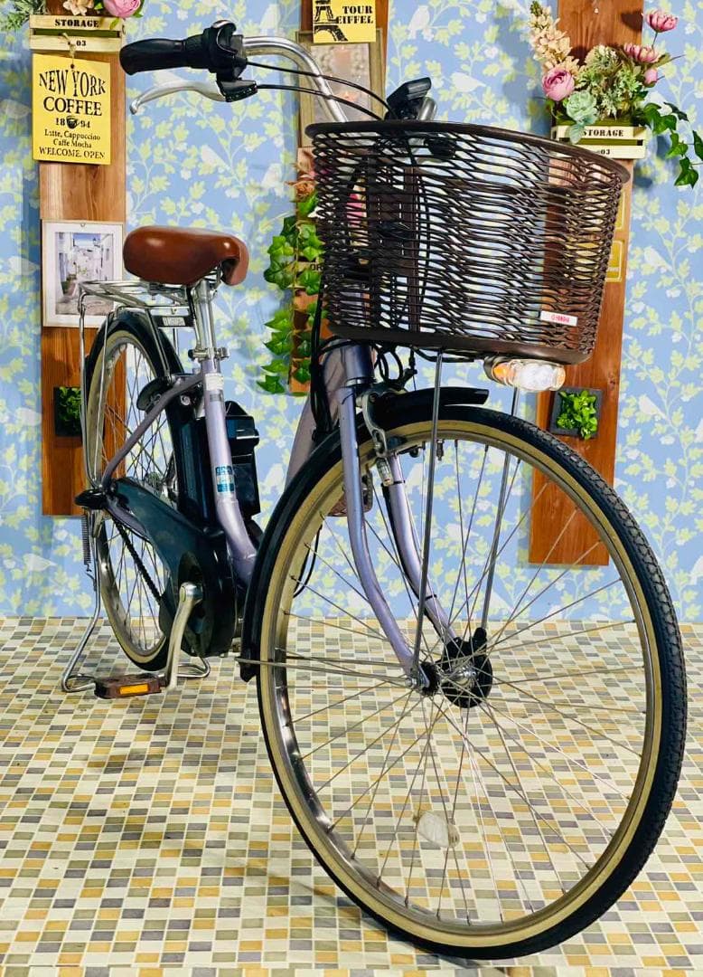 《BRIDGESTONE・ASSISTA》26インチ電動アシスト自転車1739