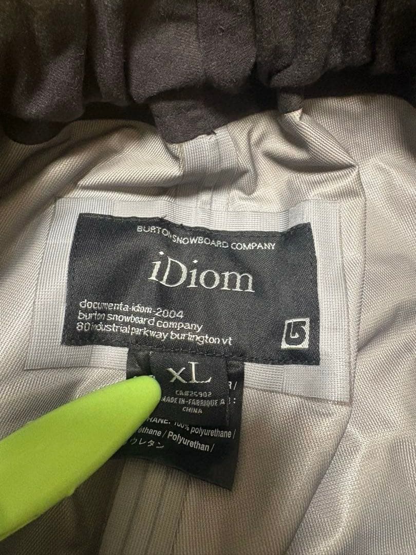 バートン Burton iDIomスノーボードパンツ メンズ　XLサイズ