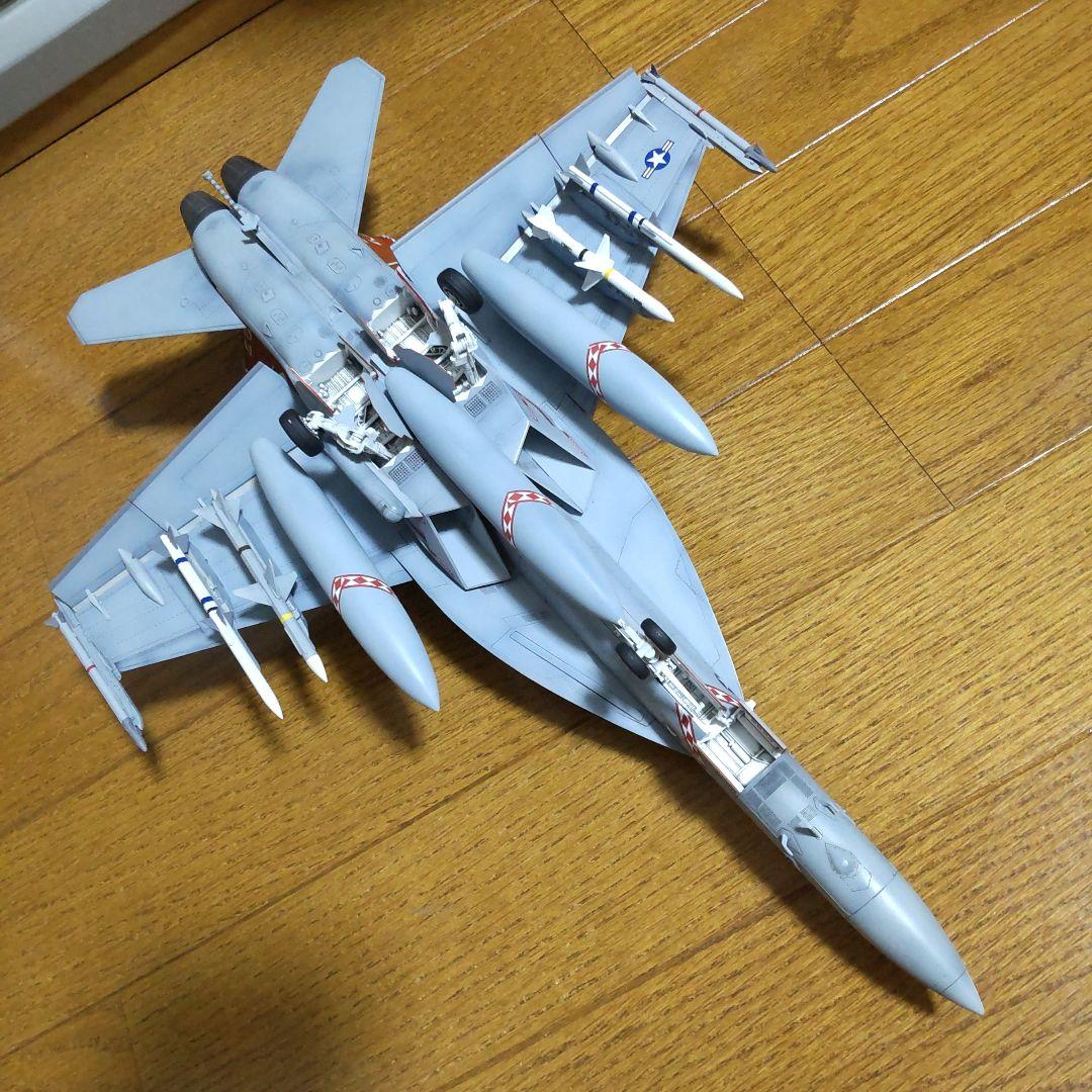 戦闘機プラモデル完成品ハセガワ1/48F-18スーパーホーネット