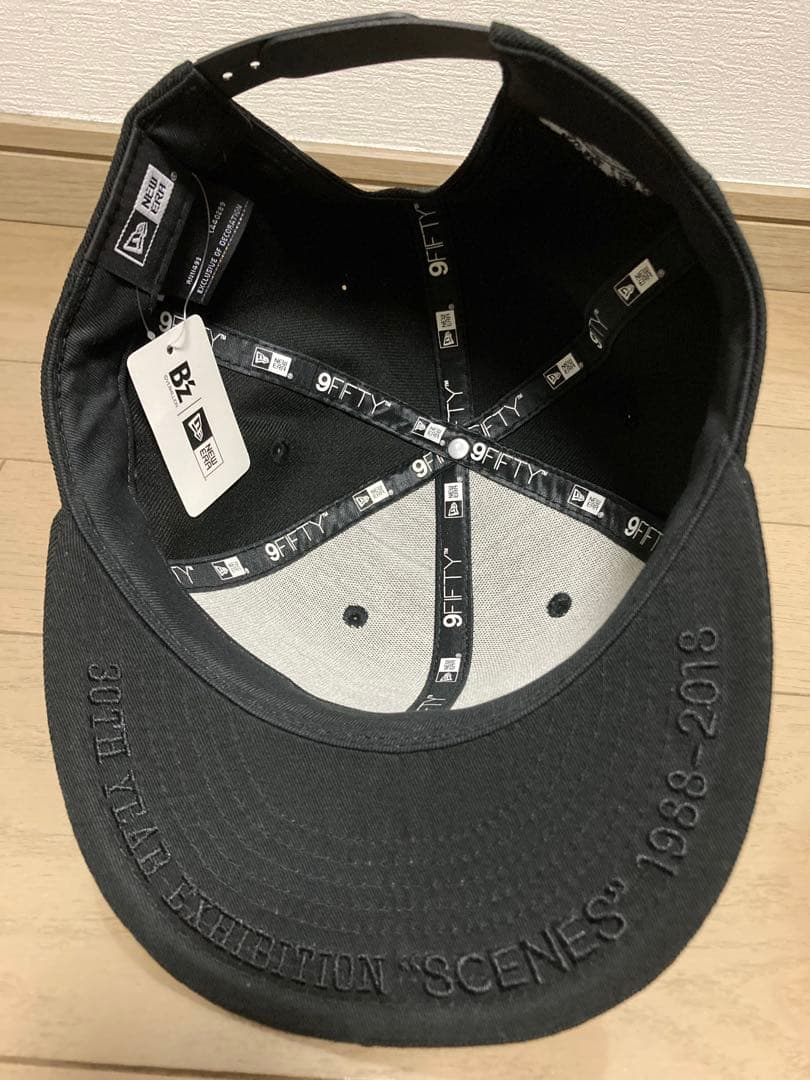 B'z ニューエラ9FIFTY SNAPBACK キャップ ブラック【大人用】