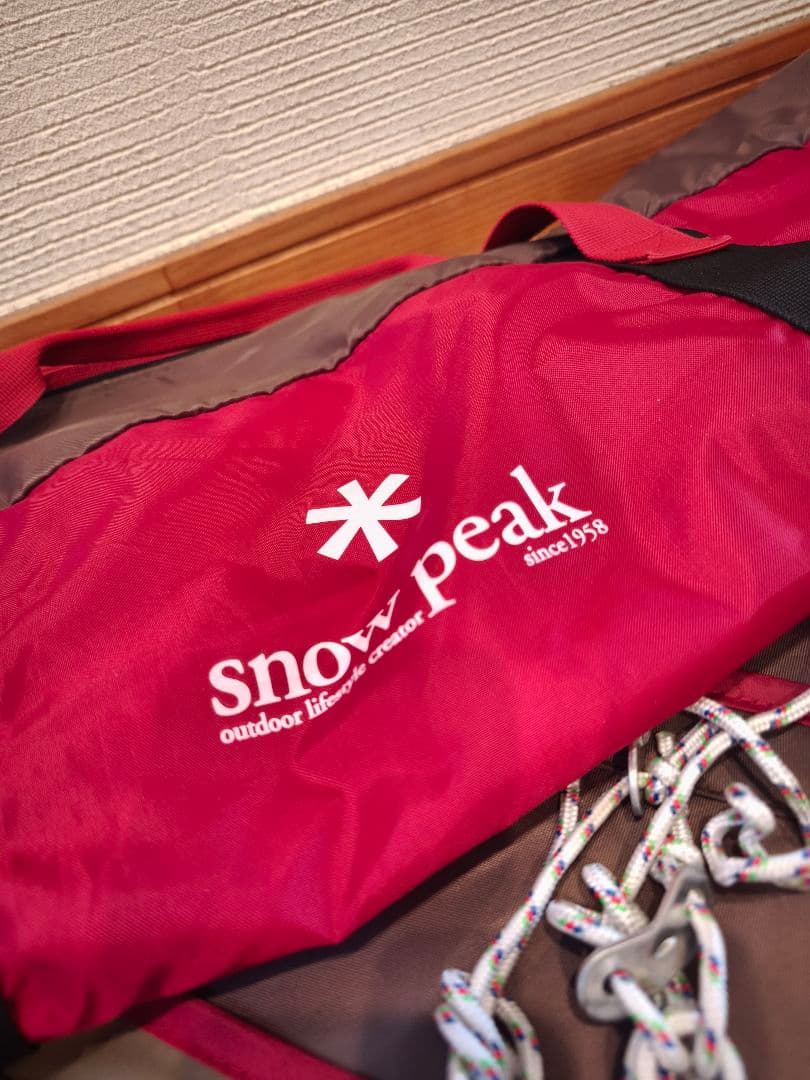 美品 スノーピーク HD タープ シールド・ヘキサ M TP-861H ポール付