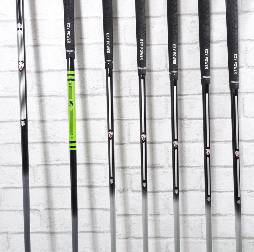 メンズゴルフ シニアゴルフ研究所 EZY POWER 8本セット グリーンスプー