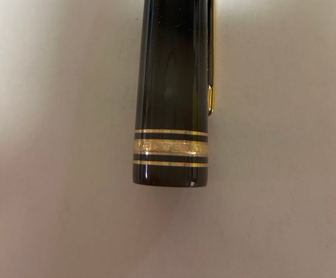 モンブラン 万年筆 黒 金ペン先 4810 18K 専用ケース付き　No.149