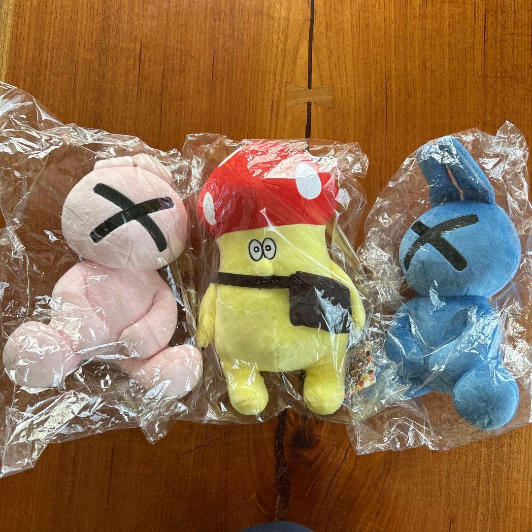 ★廃版品★浅野いにお ばってんうさぎ イソベやんぬいぐるみ 3個セット 限定品