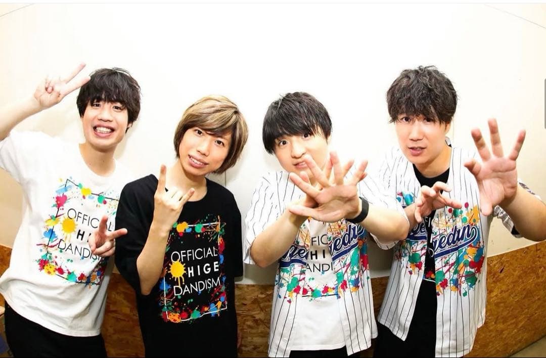 ⭐︎　Official髭男dism ベースボールシャツ　FC限定