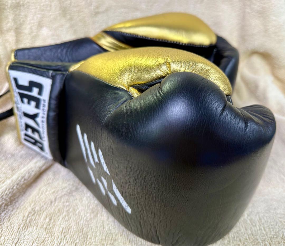 SEYER プロフェッショナル ボクシンググローブ 12oz 黒