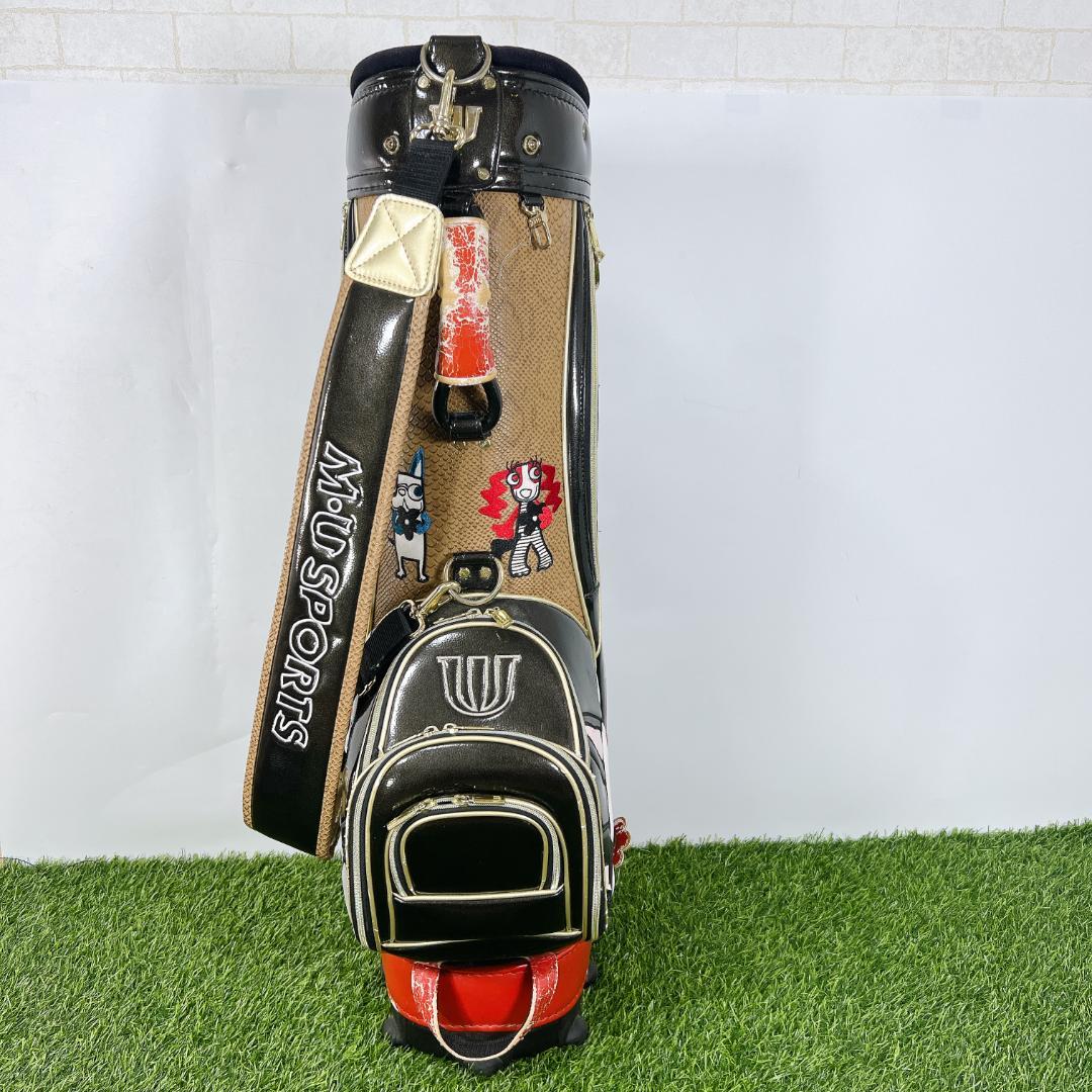 MU SPORTS ミエコ ウエサコ ゴルフ キャディバッグ キャスター付