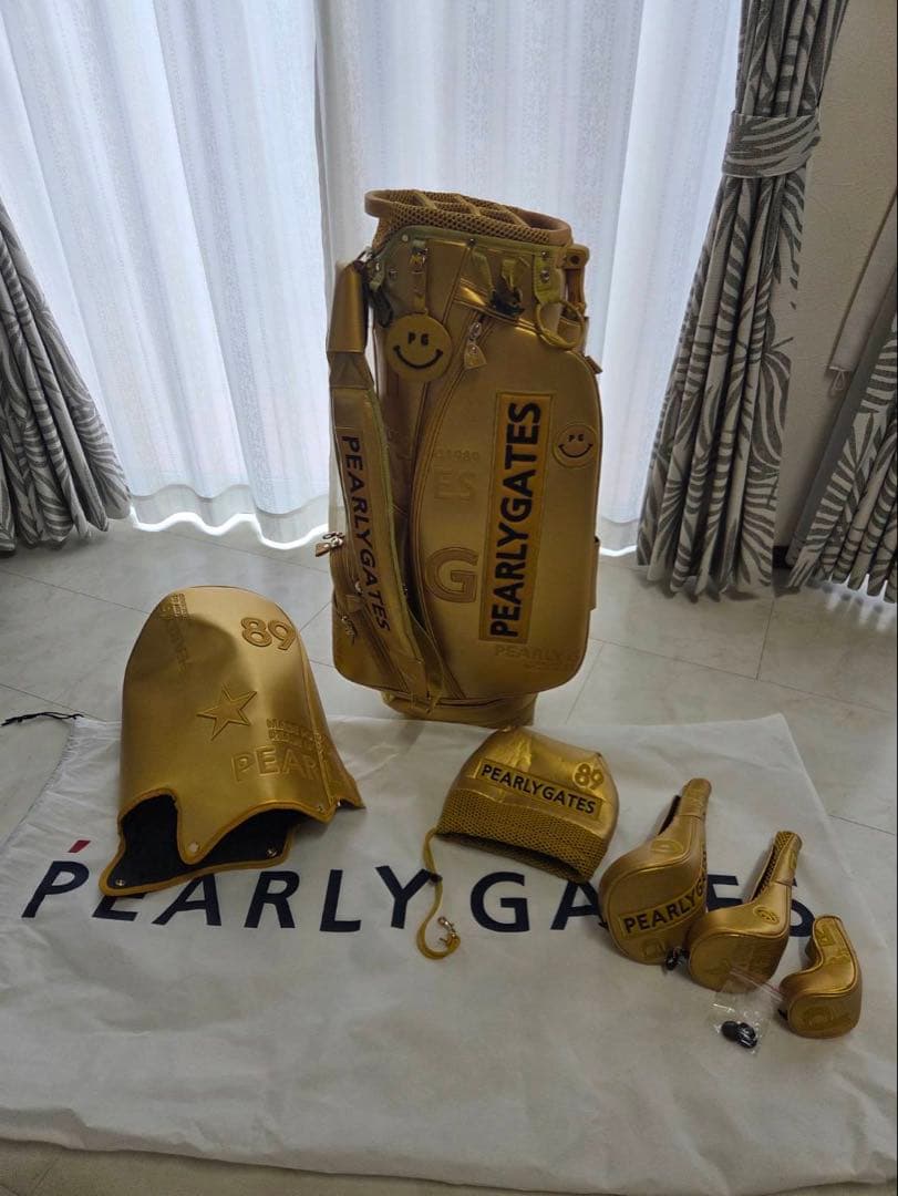 PEARLY GATES ゴールド キャディバッグ
