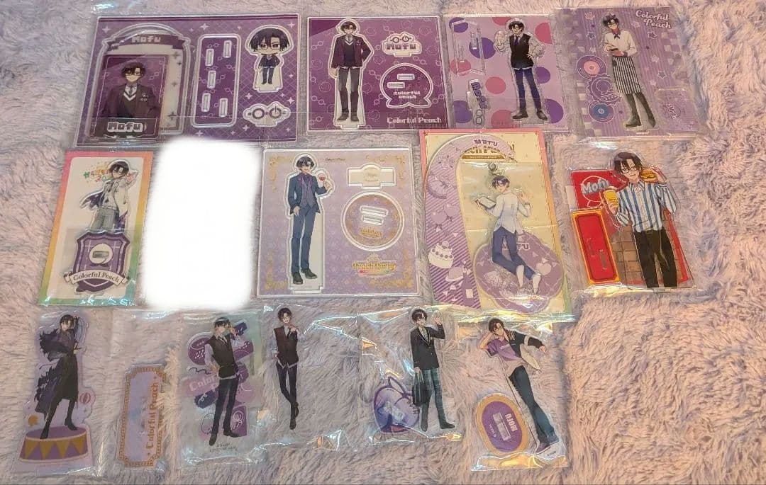 からぴち カラフルピーチ もふくん アクリルスタンド