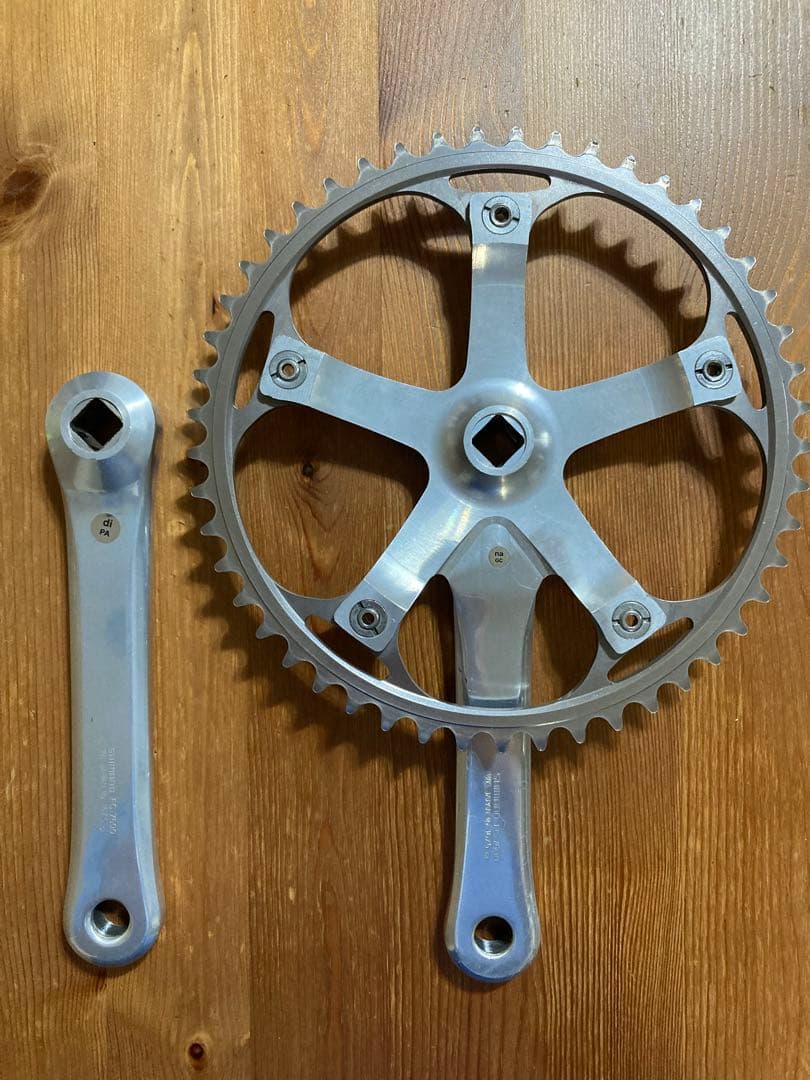 ピスト クランク セット 167.5 シマノ デュラエース 49T NJS 競輪