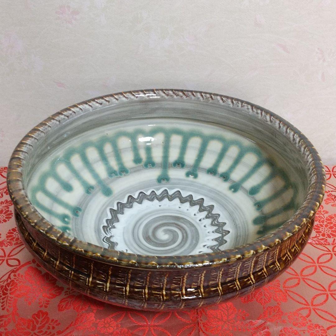 小鹿田焼 大鉢大皿 アンティーク