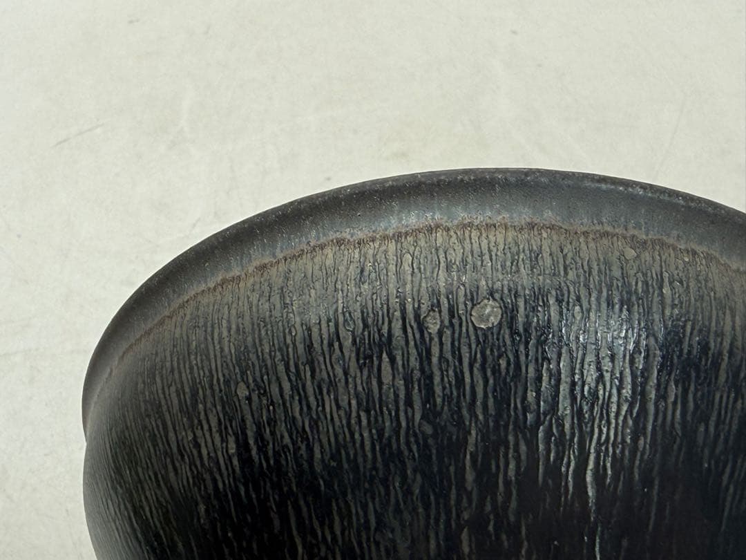 ※中国　建窯　銀豪天目茶碗　送料込み260125