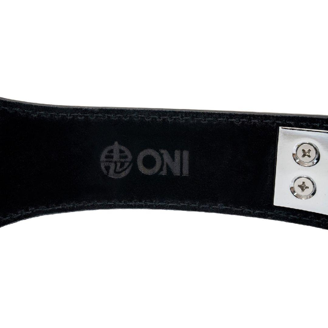 ONI 鬼 レバーアクション ボディビルベルト NX バックル付き／Sサイズ