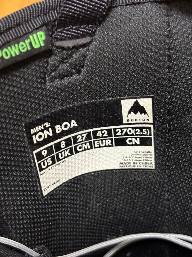 BURTON ION BOAスノーボードブーツ ブラック