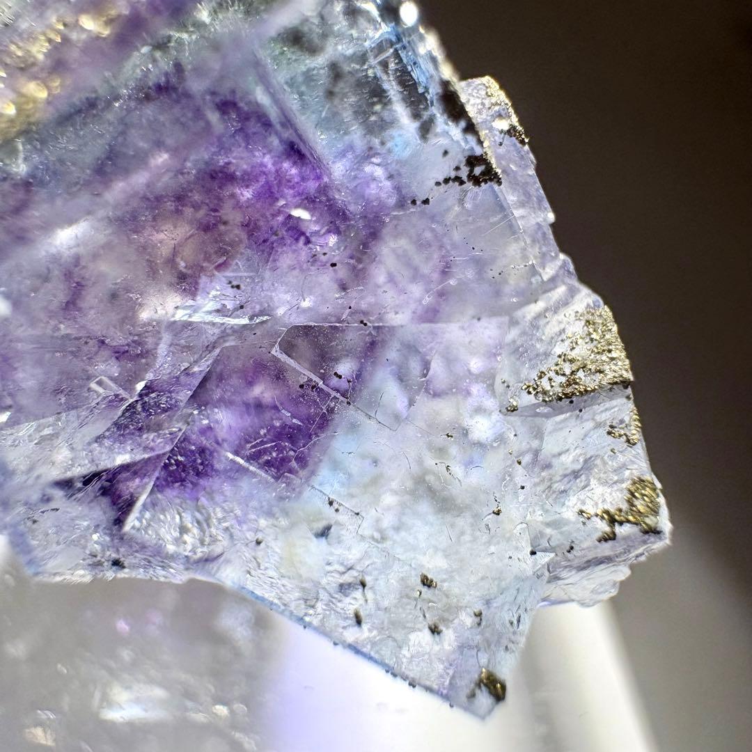 449 中国　ヤオガンシャン産　フローライト&パイライト