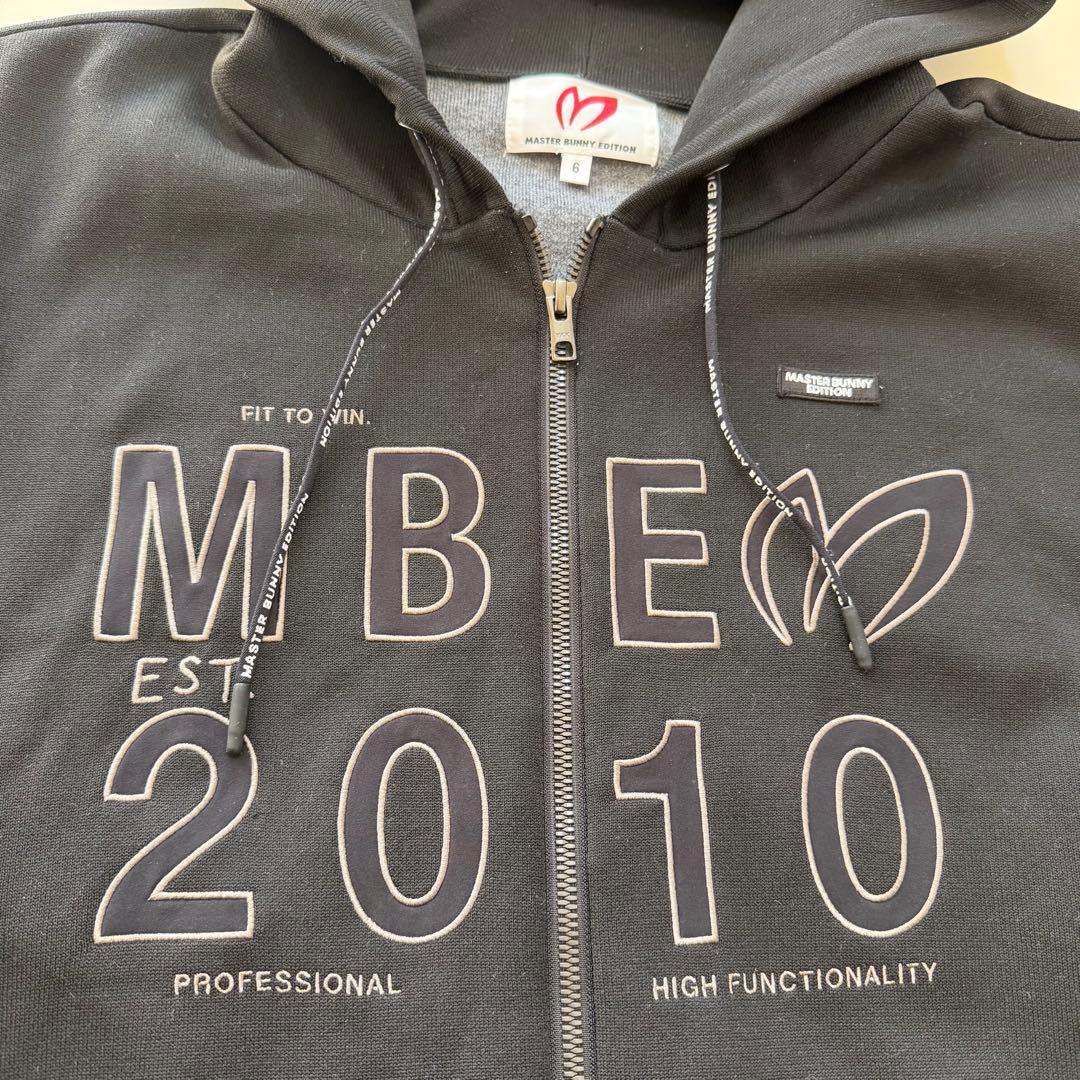 MASTER BUNNY EDITION ブラックパーカーゴルフウェアジャケット