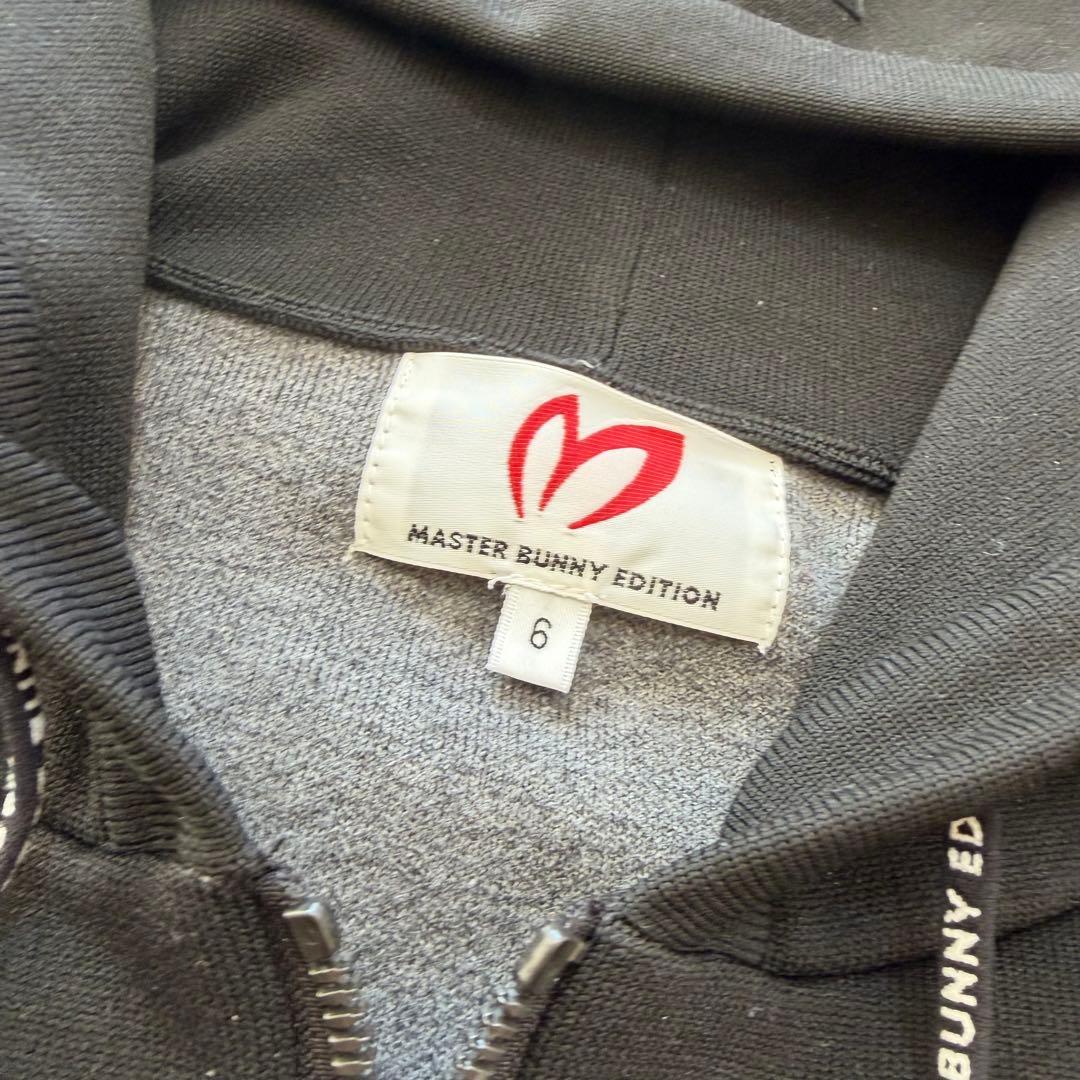MASTER BUNNY EDITION ブラックパーカーゴルフウェアジャケット